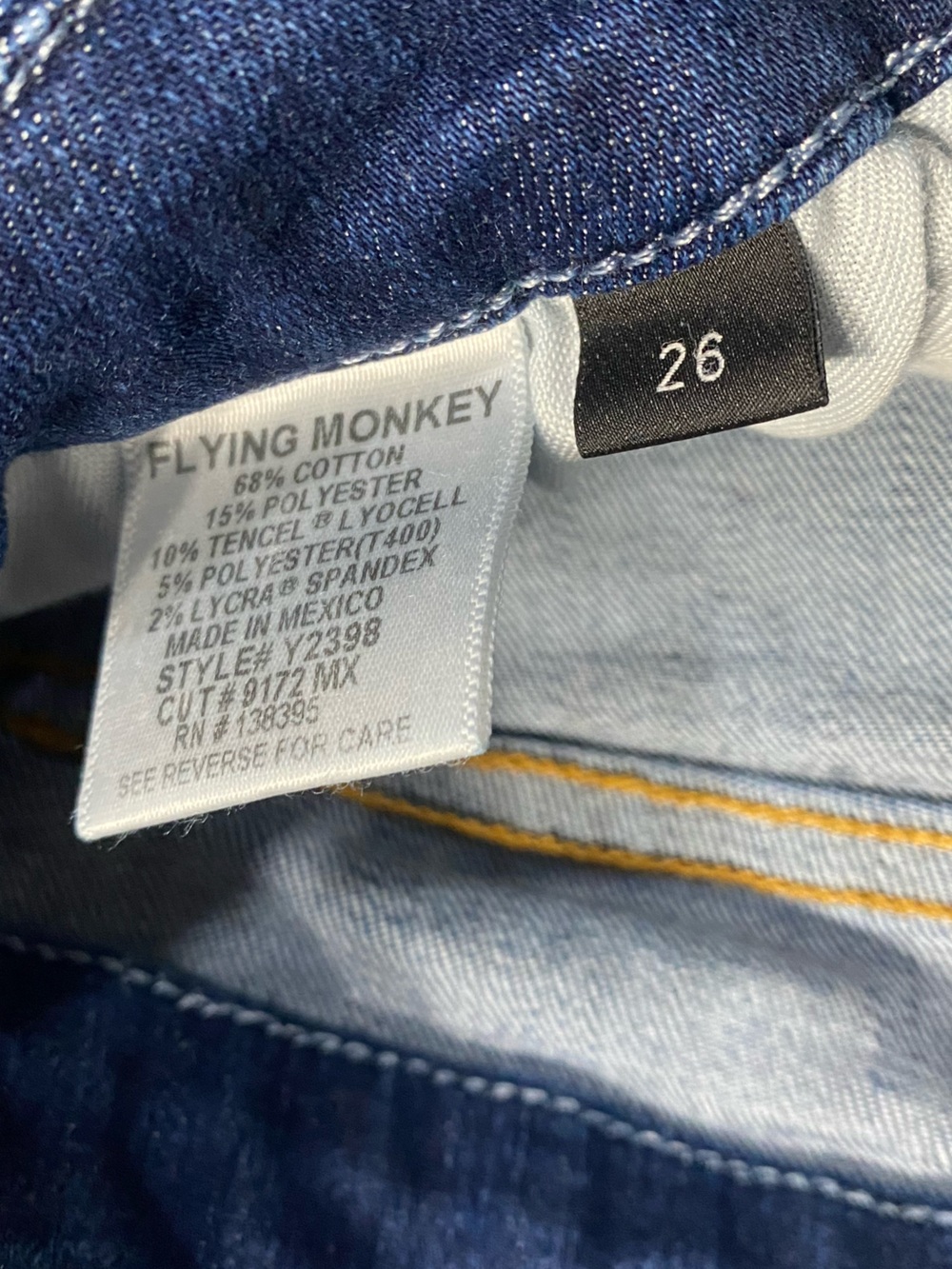 4/$16 Flying Monkey Jeans - Picture 9 of 11